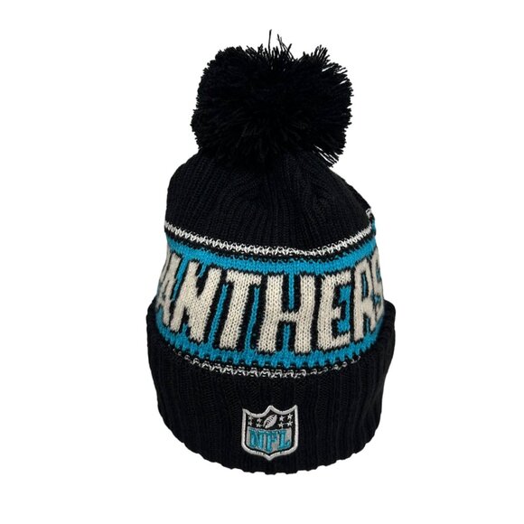 New Era On Field Carolina Panthers NFL Removeable Pom Beanie Football Athleisure - Picture 5 of 8